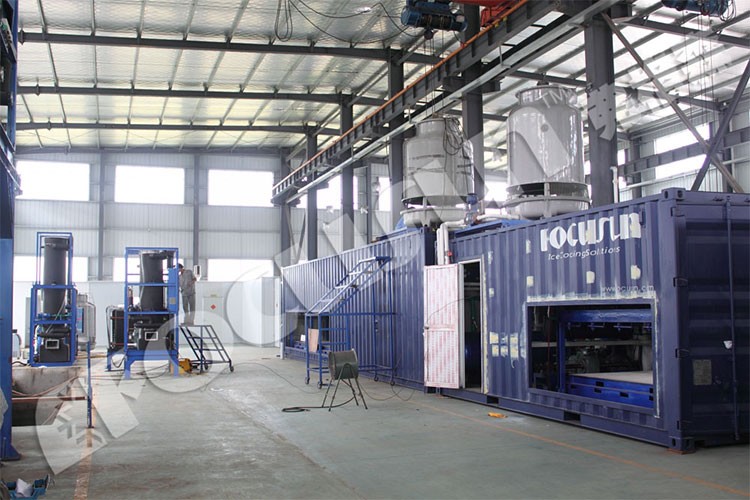 20 Tons Flake Ice Machine for Fishery Best Water Cooling Local Service Location None
