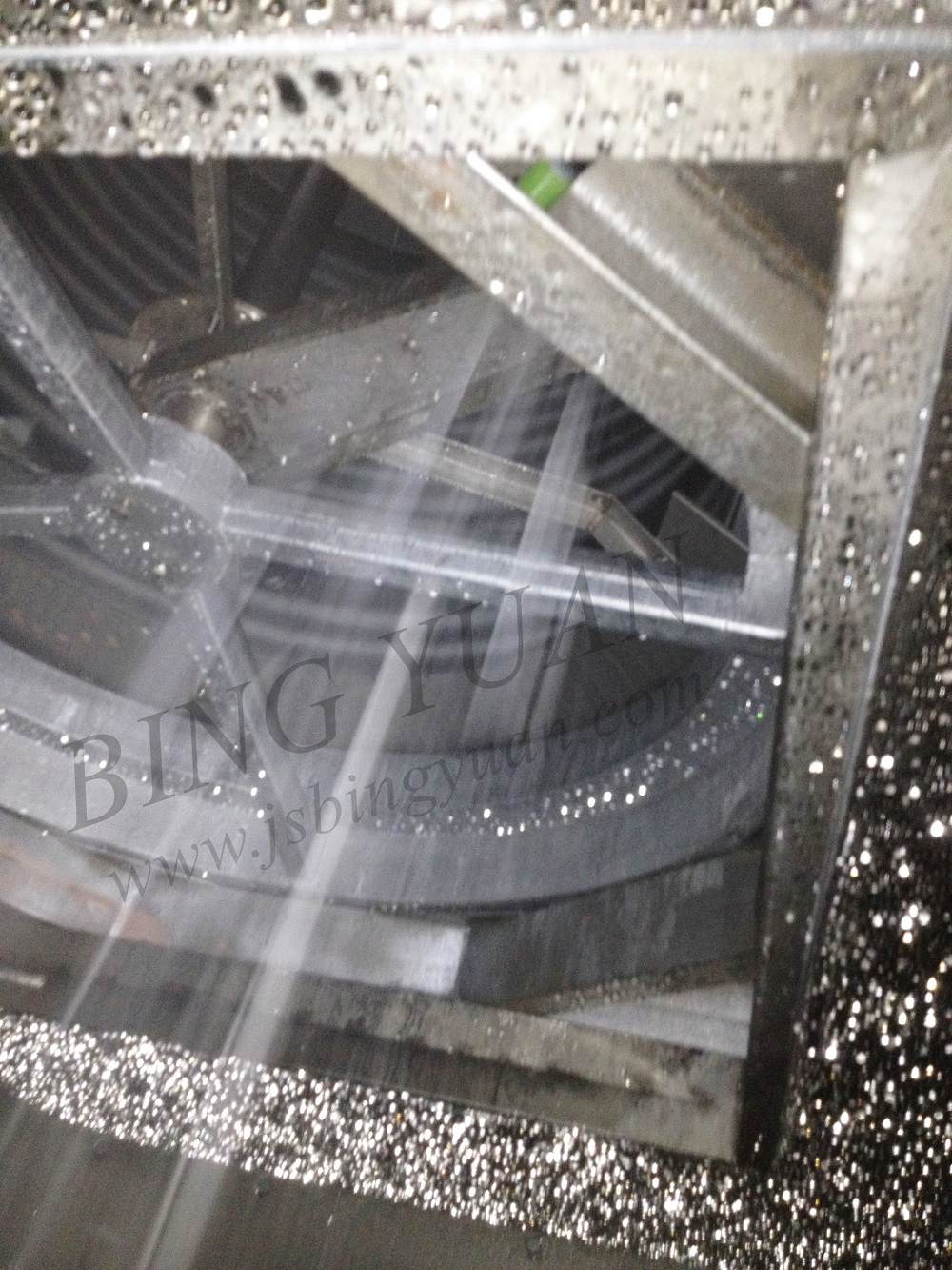 Seafood 2.7KW SS304 Flake Ice Maker Machine , Industrial Ice Maker Machine
