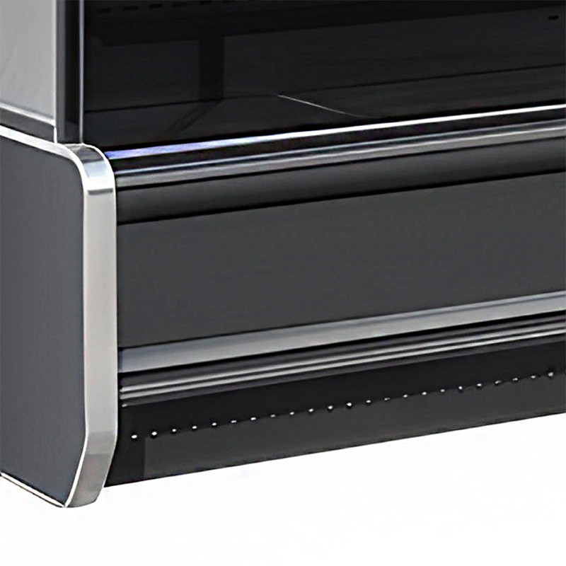 LED Vegetable Display Cooler , Fruit Open Air Merchandiser Cabinet Refrigerator