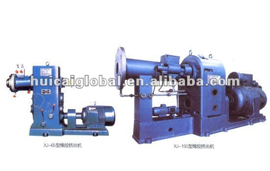 CE and ISO9001 Certified Rubber Extruder XJ with Single-screw Design 4000 KG Weight