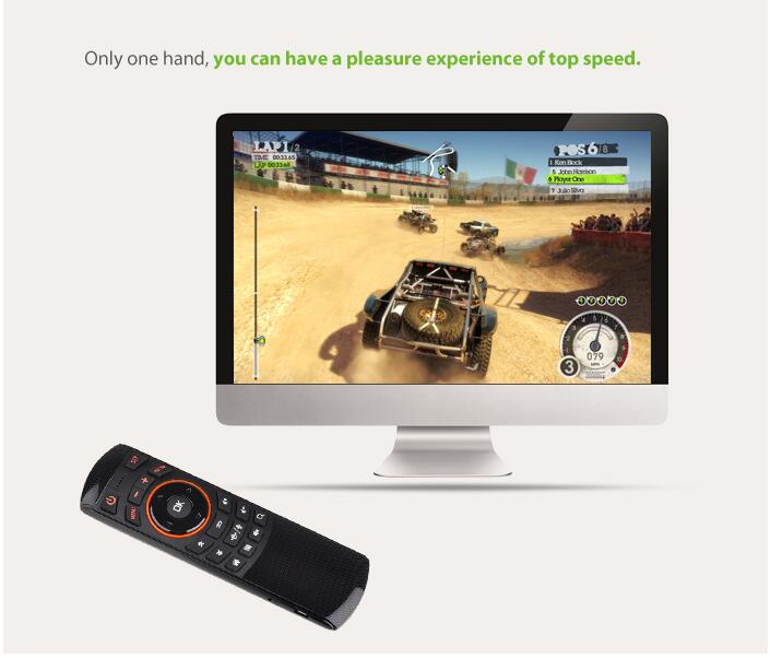 TV Box X6 Air Mouse Backlight 2.4G Wireless Remote Control With Keyboard