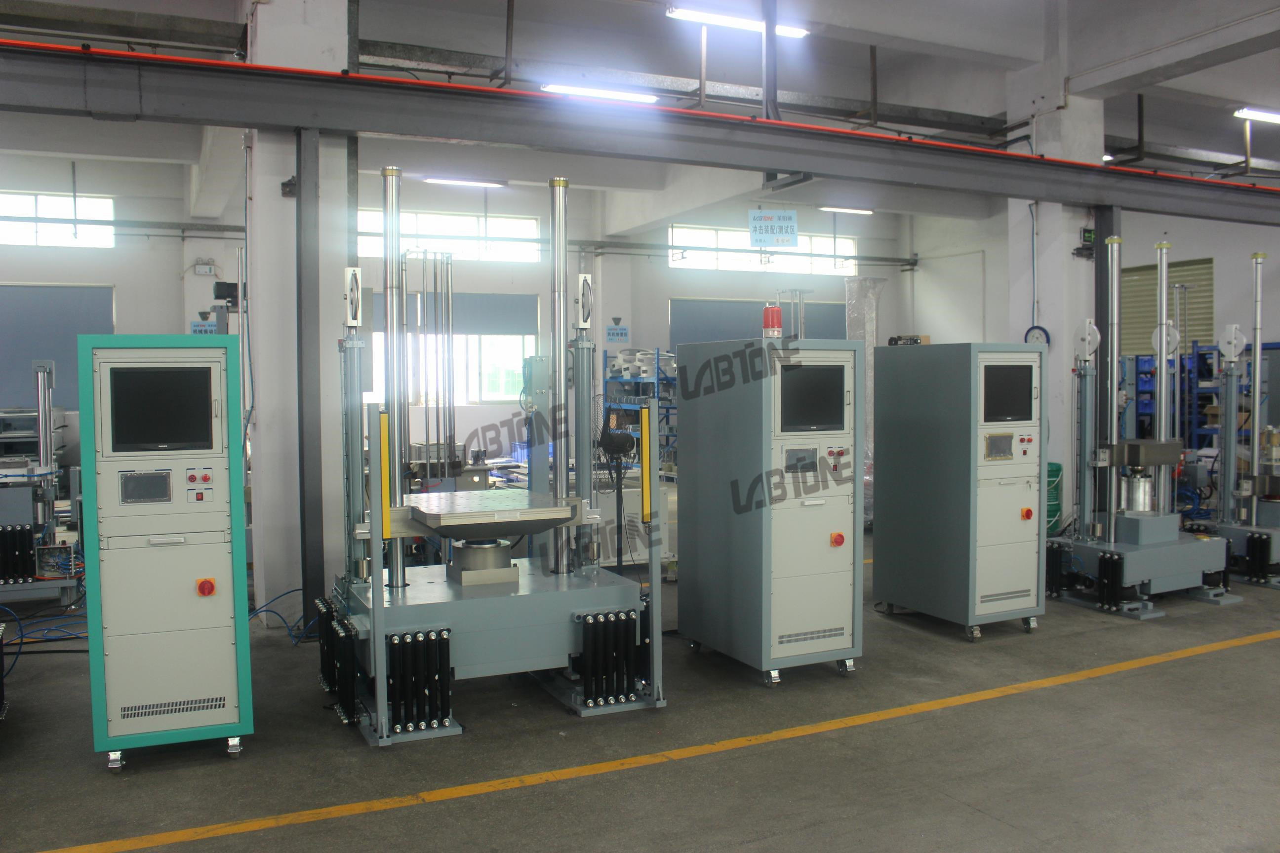 Lithium Battery Shock Test Equipment With Measuring and Analysing Instrument