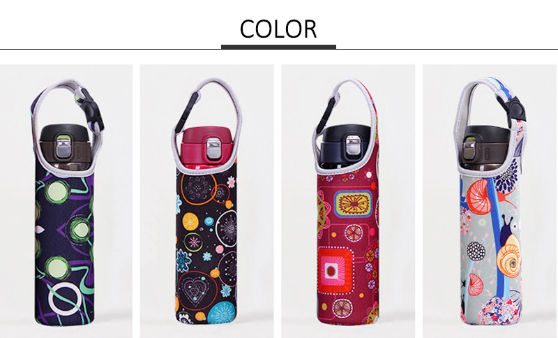 Reusable Cartoon H18CM Insulated Bottle Sleeve For Kids