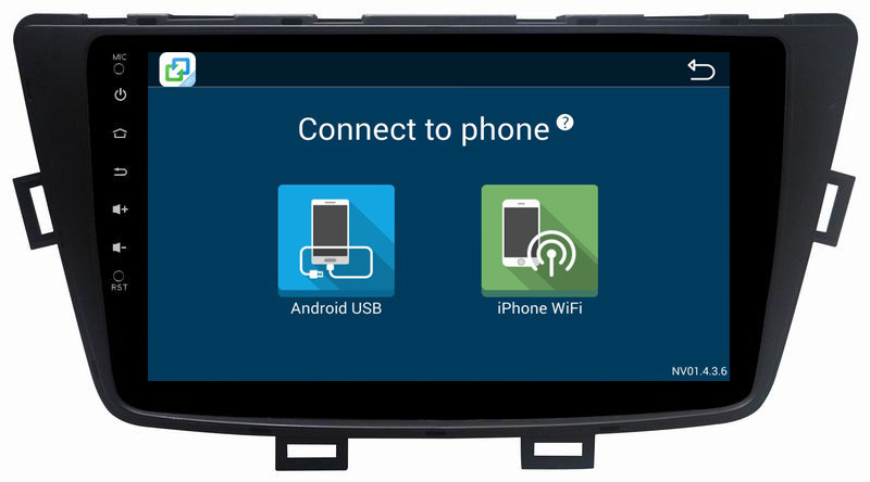 Ouchuangbo car head unit dual zone gps navi for Baic Senova X55 2015 with USB SWC Bluetooth wifi android 8.1 system