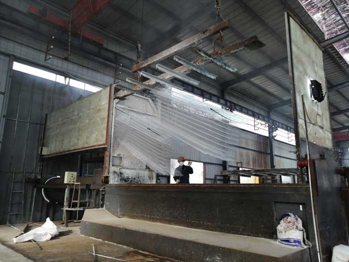Hot Dipped Galvanized Broiler Chicken Cage H Type 4 Tier 2 Doors for farm