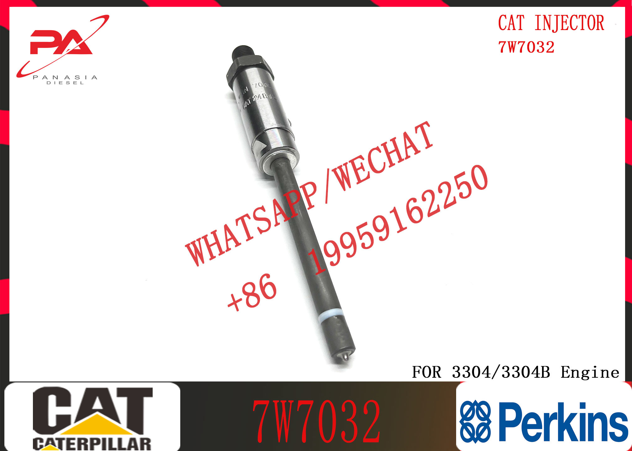 Diesel Engine Fuel Injector 7W-7031 7W-7032 7W-7026 0R-3536 0R-1746 0R-3418 0R-3419 0R-3420