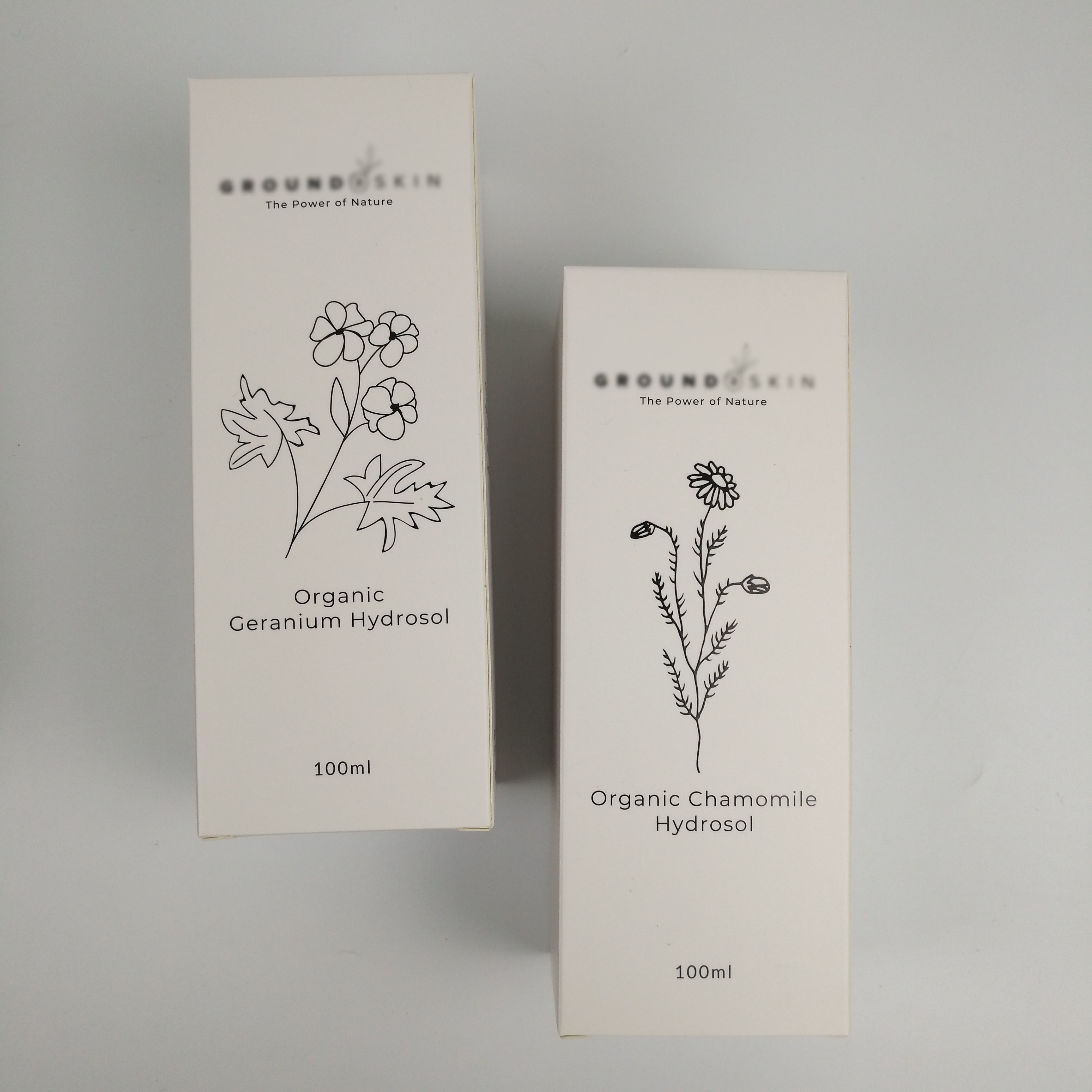 Printed Paper Packaging Box Cream Paper Cosmetics Packaging Boxes With Stamping 60ml 30ml Makeup Skincare Paper Box