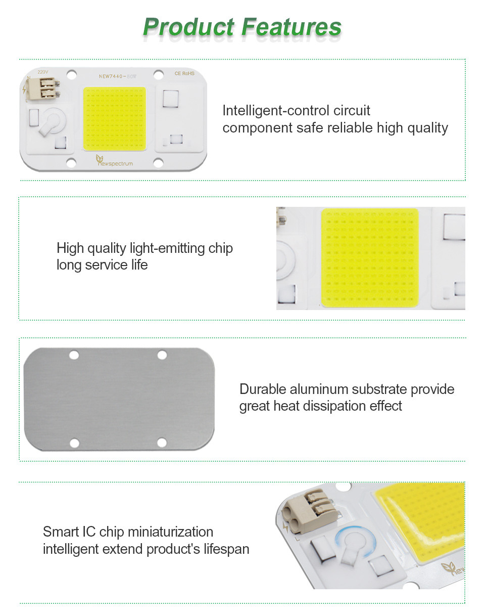110V Led Cob Module NO Need Driver LED Matrix Chips Cold White