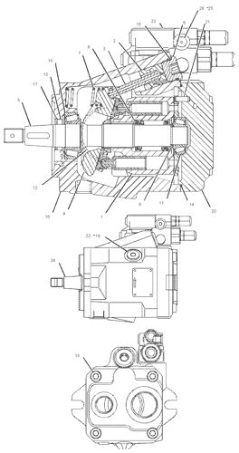 1912942 PUMP GP-PISTON Parts scheme