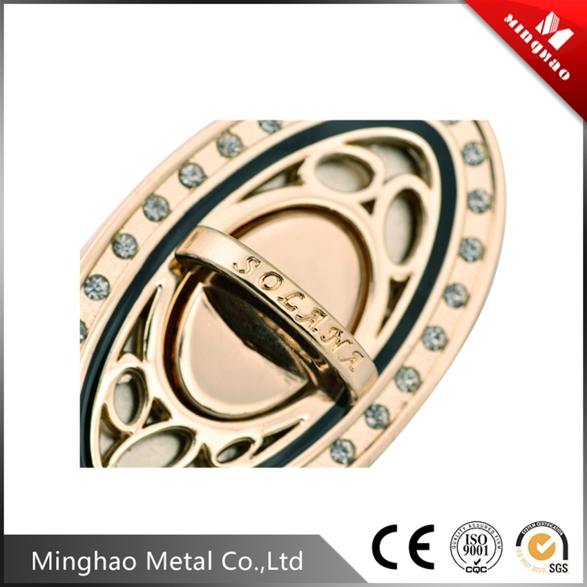 Retro style handbag square turn lock for bag fittings,71.44*41.15mm