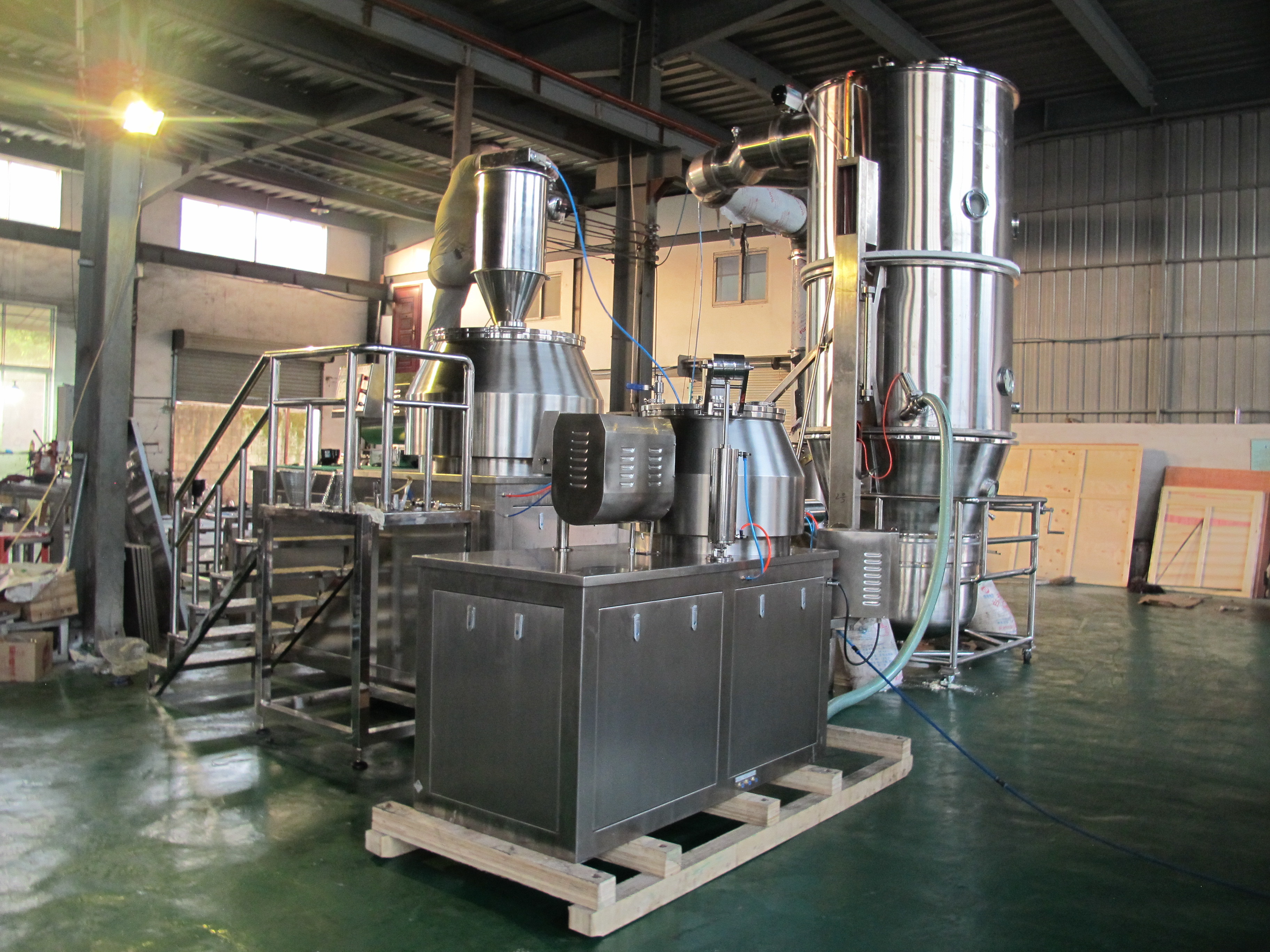 Superior Pharmaceutical Wet Granulator Machine , High Shear Mixer Granulator