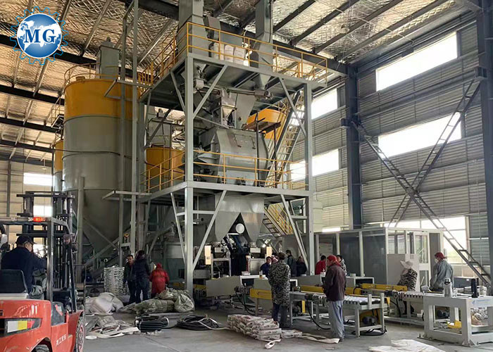 Sand Cement Tile Adhesive Machine 380V Additives Mixing Mortar Industrial