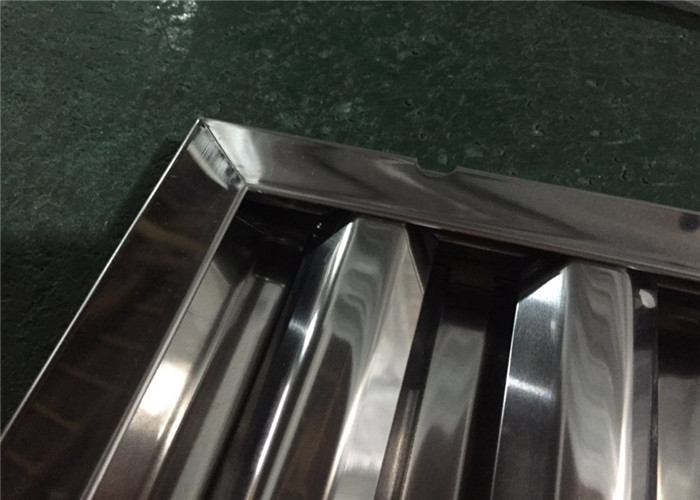 Corrosion Resistance Commercial Kitchen Hood Filters For Ventilation System