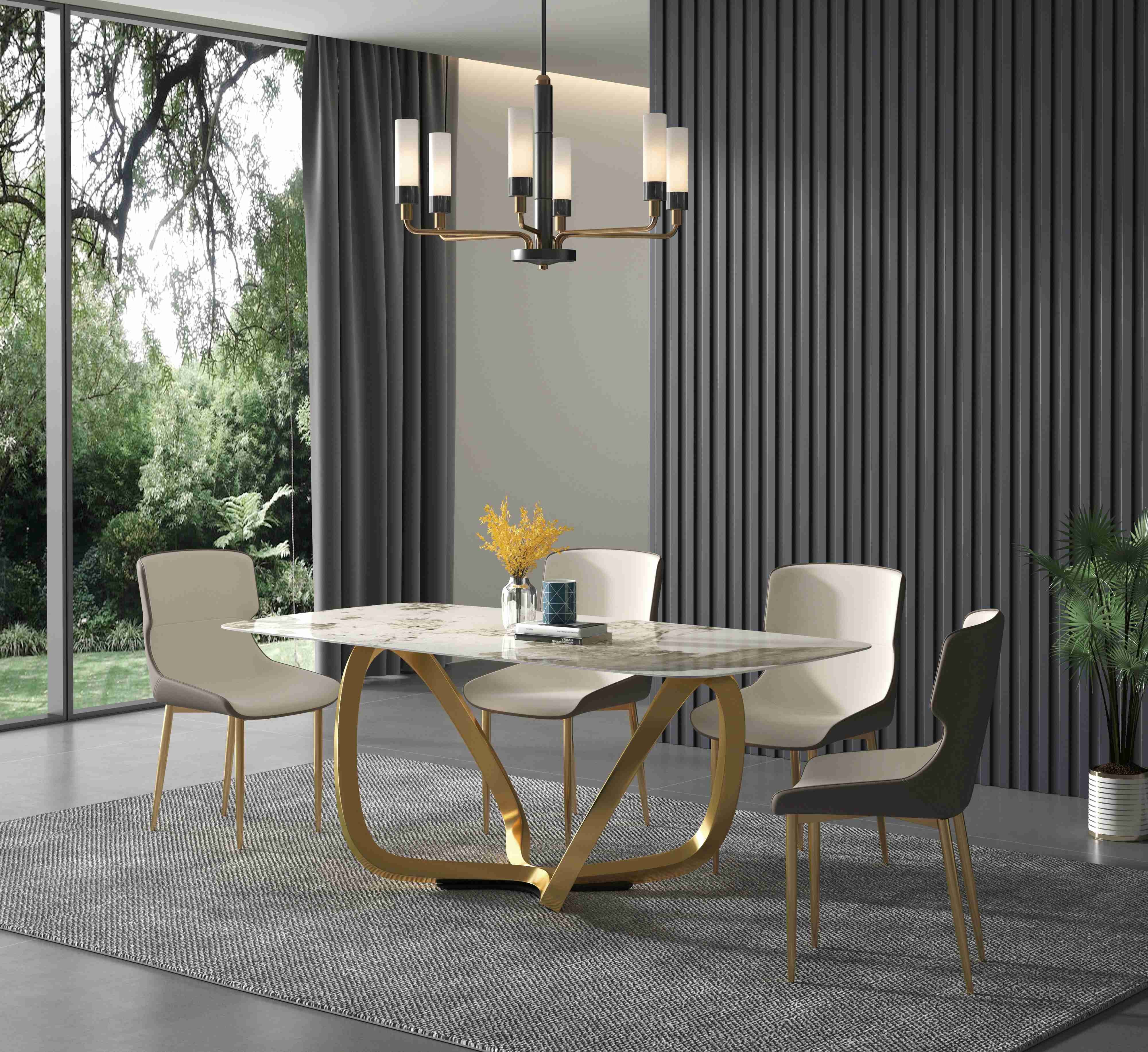 Bright Modern Rectangular Dining Tables Italian Simple Home Rectangle Breakfast Table Set