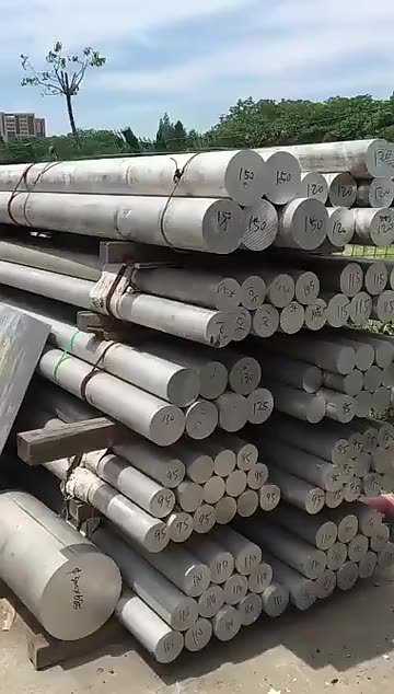 china factory supplier Silver Surface 6000 Series Aluminum alloy round bar 6061