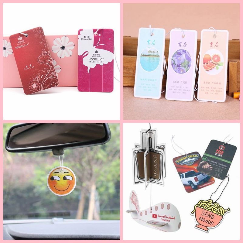 High White Car Unscented Absorbent Paper For Air Freshener Paper 1.8mm 1100gsm