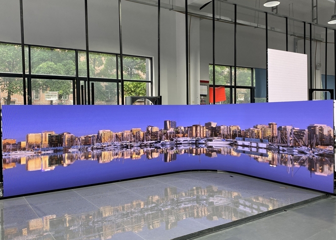 P3.91 Outdoor RGB LED Rental Screen Waterproof Epitaxial Chip Advertising 3 Years Warranty
