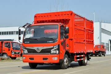 Automatic Air Conditioner 10 Ton Dongfeng 4x2 Light Truck Fence Cargo Box With Lift
