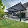 Buy cheap Villa Yard Electric Turning Louvers With Retractable Roof Aluminum Louvered from wholesalers