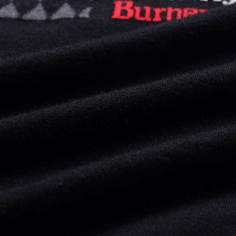 Black Casual Mens Pullover Jumper , Men's Knit Pullover Sweater Anti - Wrinkle