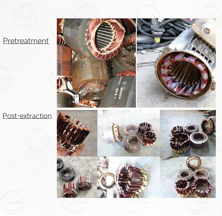 2025 Design Consumption Automatic Motor Wrecker Machine for Car Motor Stator Recycling