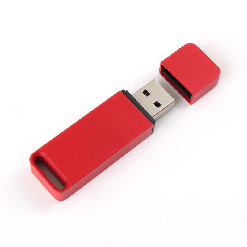Baking Paint Surface USB 3.0 Flash Drive OEM Body Color And Logo With Red Color