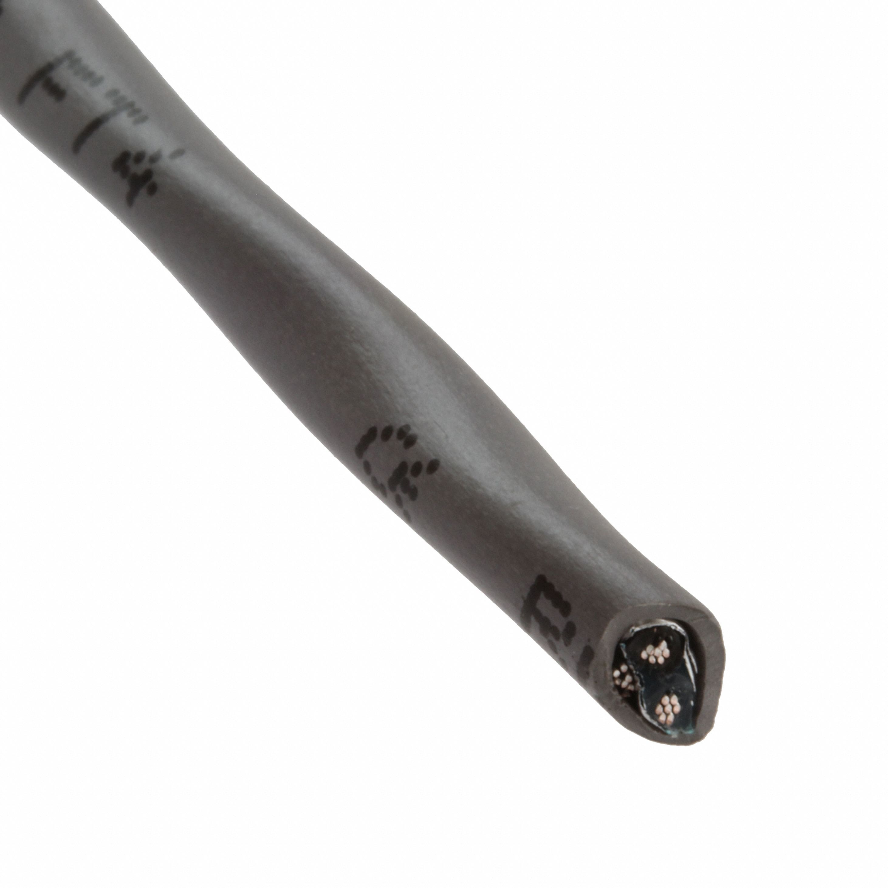 Alpha Wire 5092CSL005-ND CABLE 2CON 24AWG SLATE SHLD 100'