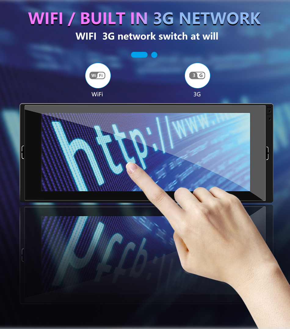 Universal 6.86 inch Dual Din Car Stereo Autoradio Head Unit Car Audio Multimedia Android Car Player
