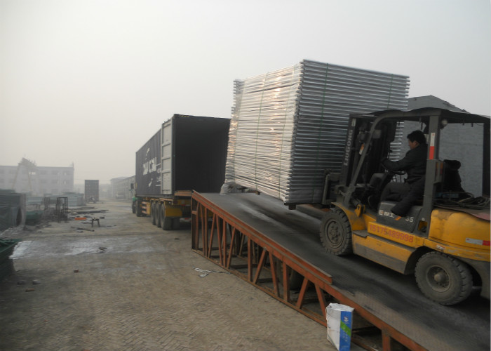 Eco Friendly Temporary Fence Panels Removable Welded Wire Fence Panels