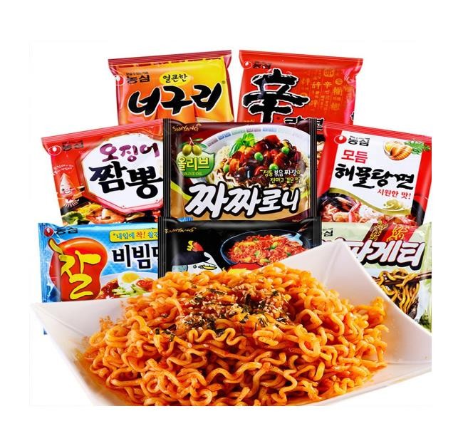 Instant Noodles Plastic Packing Bags Disposable BOPP/VMCPP PET/PE Material Structure