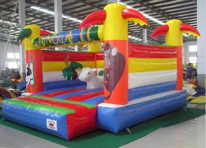 Buy cheap Outdoor PVC Inflatable Jungle Castle Jumping Bouncer Lead Free Double Stitching product