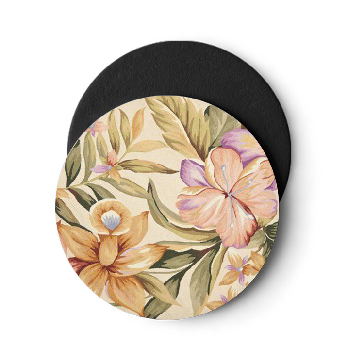 3D Lenticular Placemats Cork Backed Heat Resistant EVA / Cork Coaster PET 0.6mm Thickness