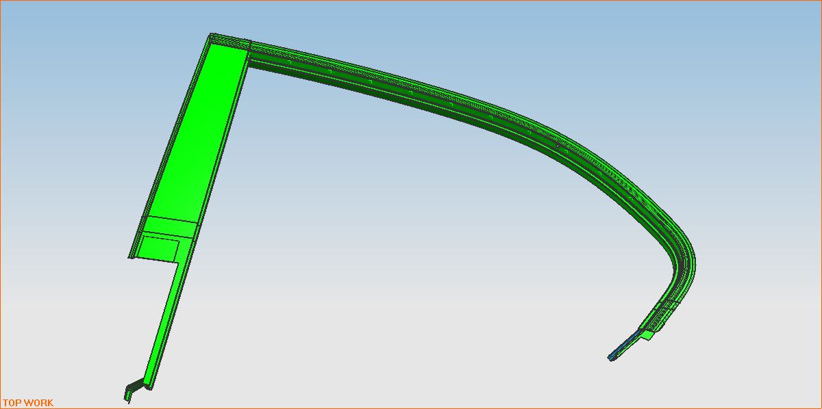 3D Stretch Bending Machine For Production Automotive Door & Windows Frames