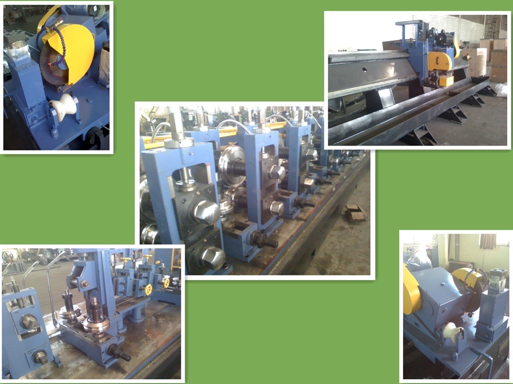 Auto Industry Tube Mill Machine , Scaffolding Tube Steel Pipe Mills