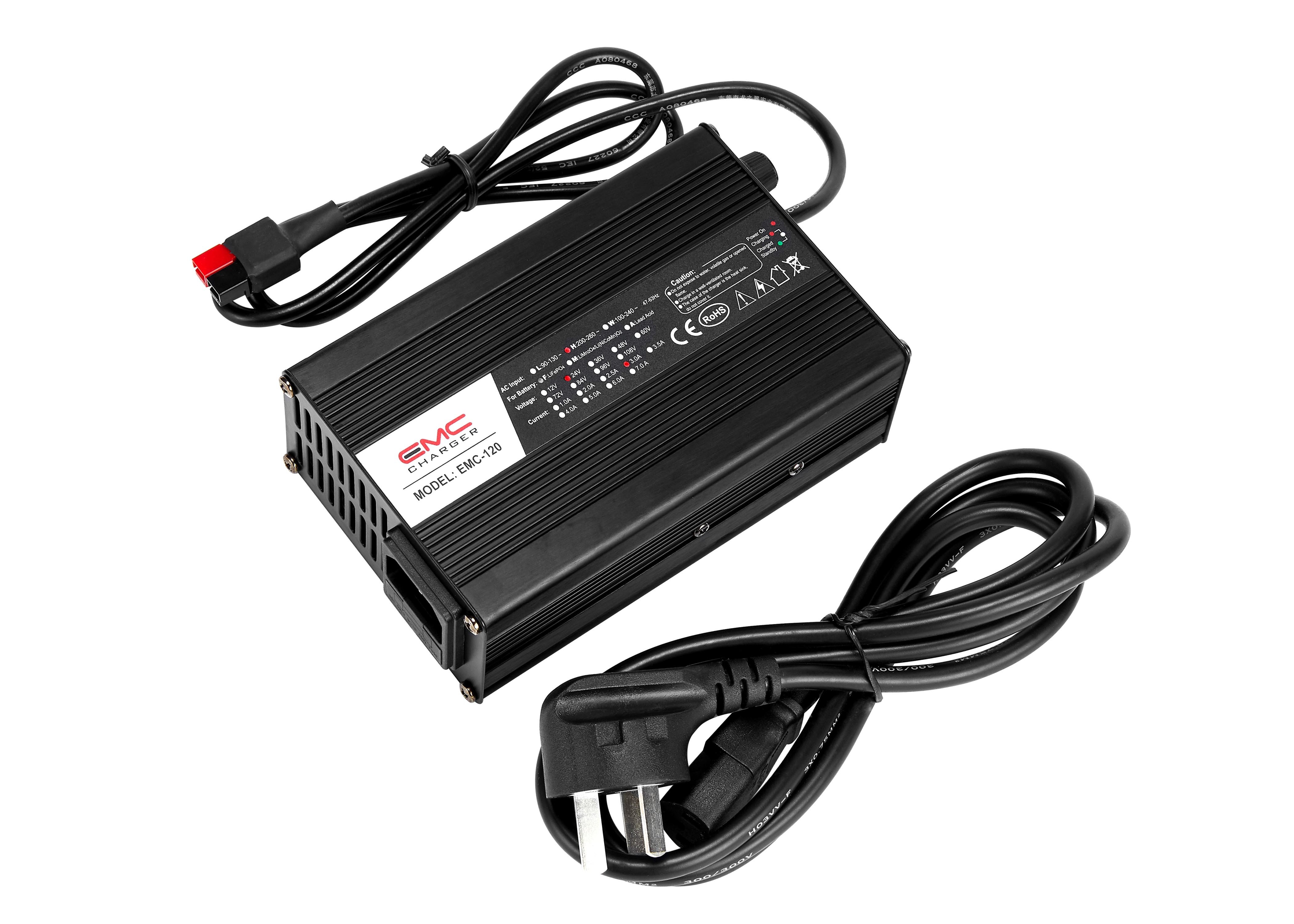 36V alumminum alloy lithium battery charger for e-bike with Over voltage protection