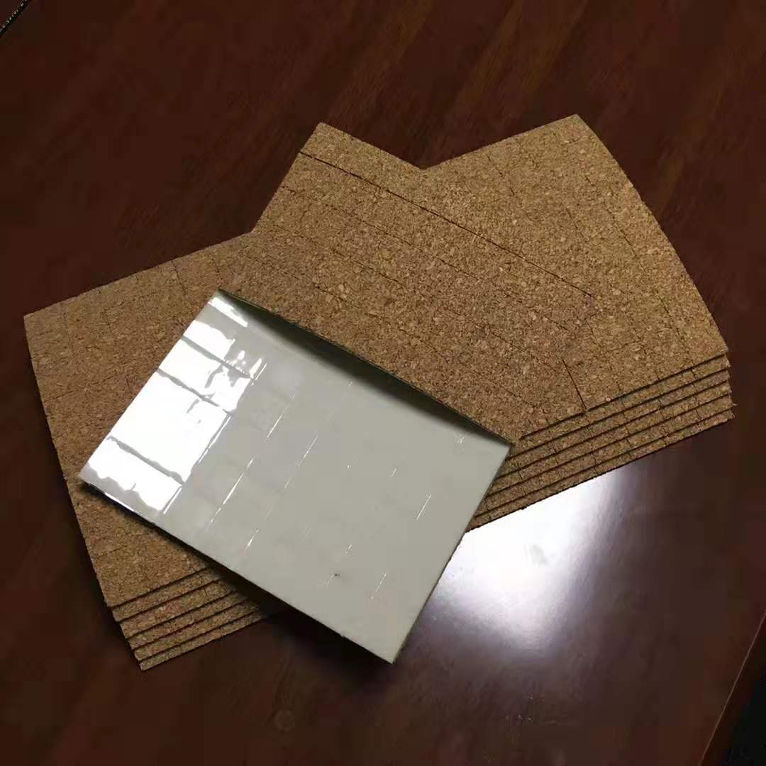 AGM Glass Shipping Separator Adhesive Cork Foam Pad Cork Pad