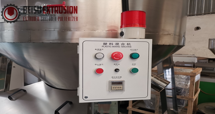 PE 7.5kw 5000kg/H Plastic Mixer Machine With Heating Device
