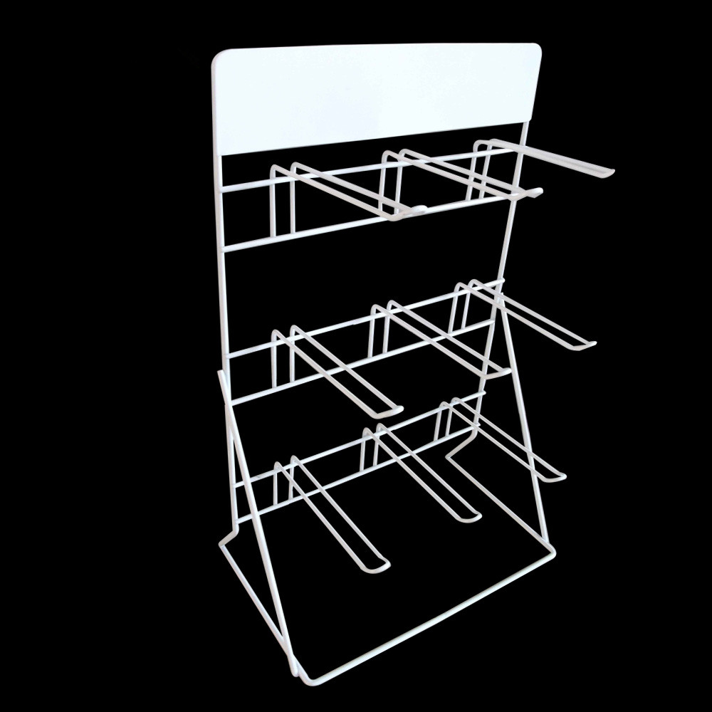 Rotating Metal Key Chain Table Top Metal Display Racks