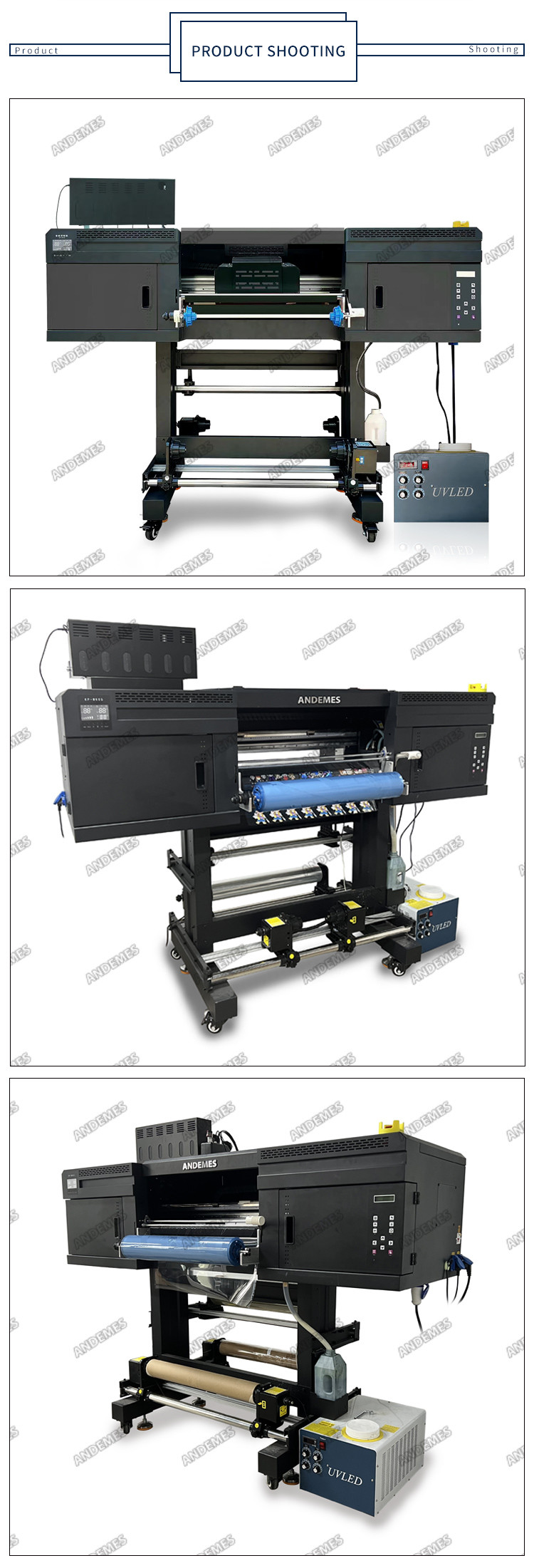 24inch A1 60CM I3200 Heads Roll To Roll UV DTF Sticker Printer Machine