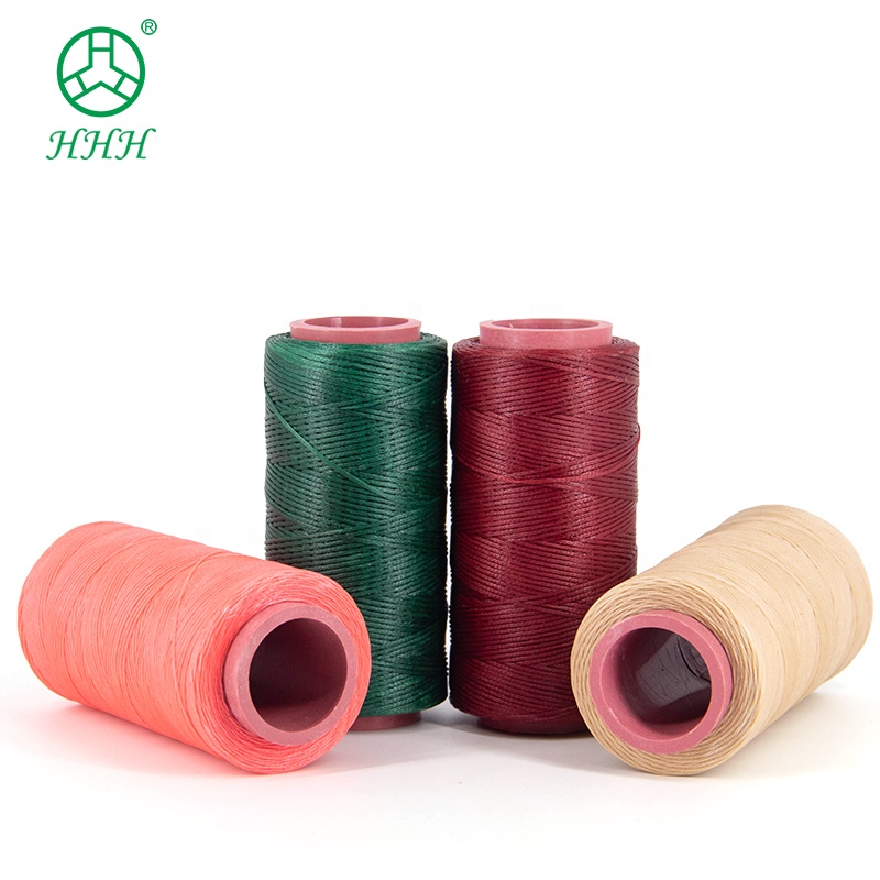 Durable Flat Waxed Thread 260m 150D 1mm for Leather Sewing and Stitching in Multicolor