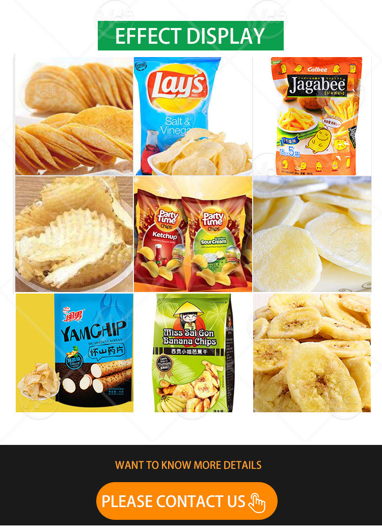 Crisp Making Machine Potato Wafer Machine Potato Crisps Making Machine