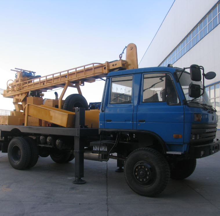 Truck Mounted Deep Borehole Water Well Drilling Rig Machine