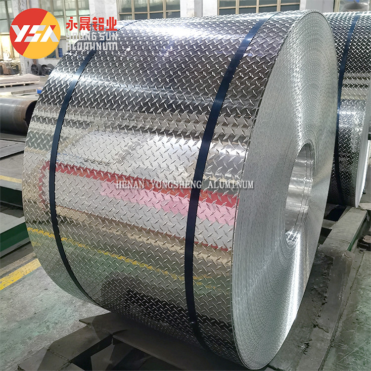 1050 1060 Aluminum Checkered Plate Diamond Sheet Embossed 0.8mm