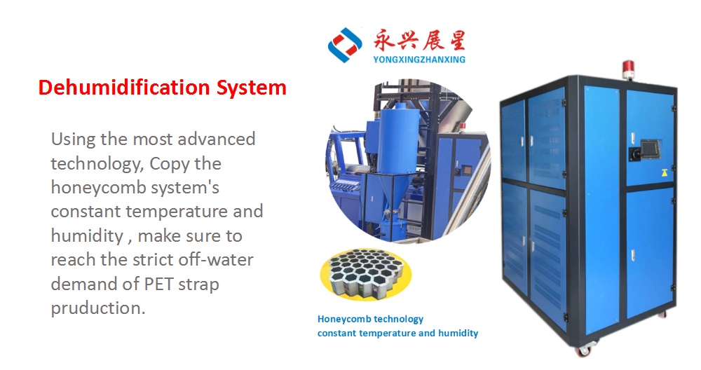 Automatic Single Screw PET Strap Making Machine , 9mm Packing Belt Making Machine