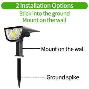 solar spotlights outdoor