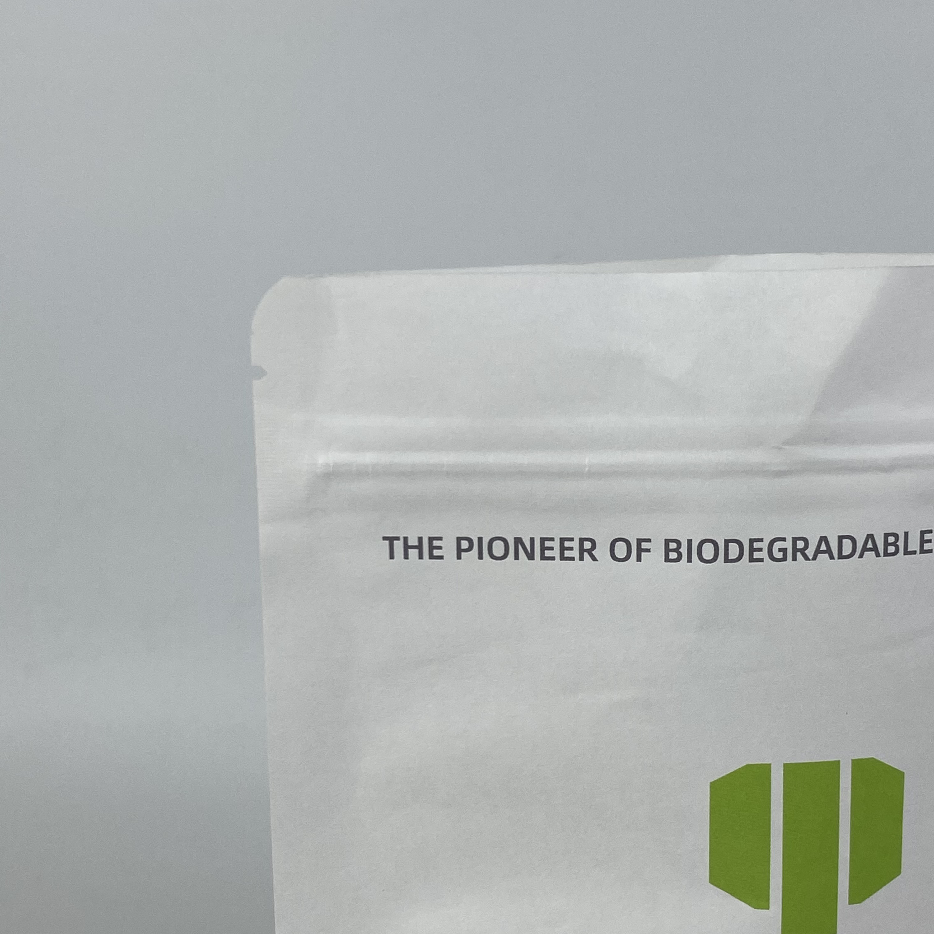 Recyclable Stand Up Resealable Paper Pouches Biodegradable Food Packaging Bag