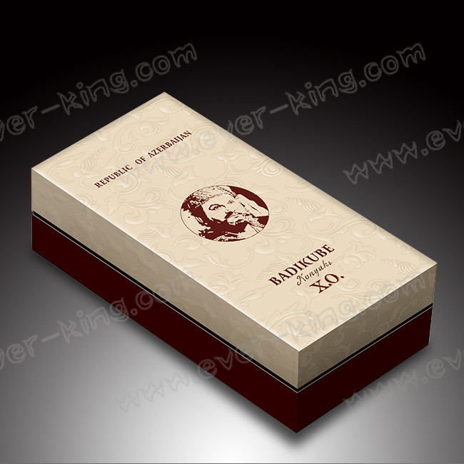 Book Shape Luxury Square Bottle Box , Bottle Paper Box