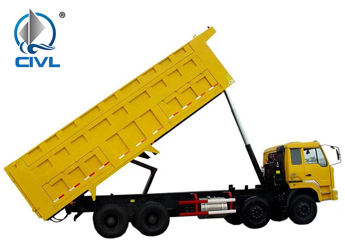Q345 Material Heavy Duty Dump Truck 10 Wheels 371HP LHD 10 - 25 CBM 30 - 40 Tons For Mining Industry