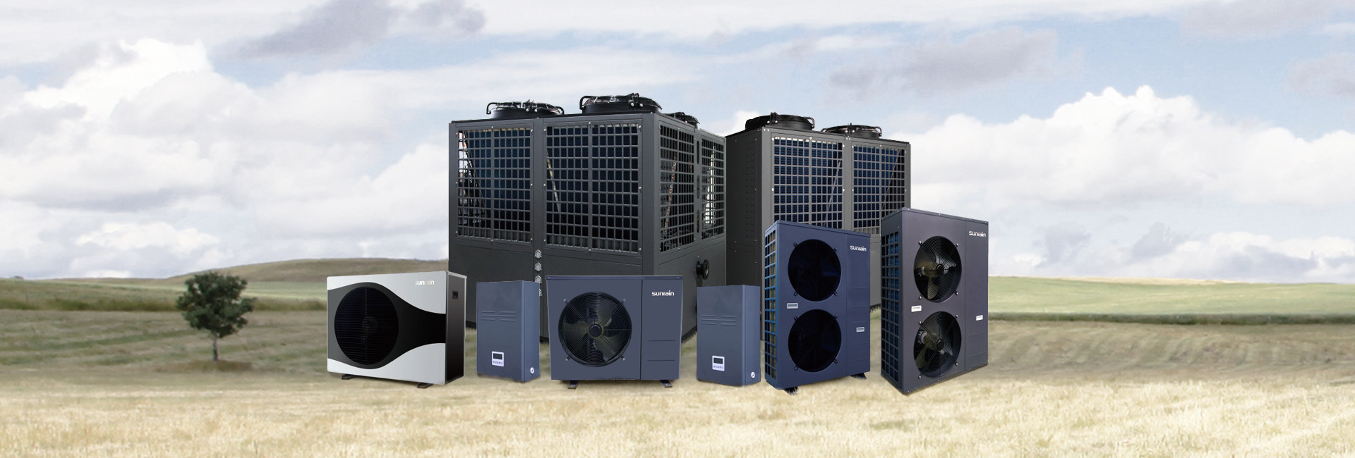 IPX4 Commercial Air To Water heat pump outdoor unit 32KW