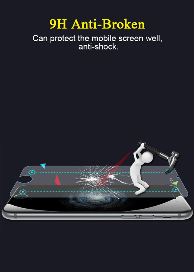Shockproof 9H Hardness 0.33mm Tempered Glass Screen Protector